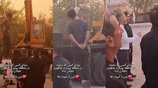 Execution By Hanging On Crane In Iran
