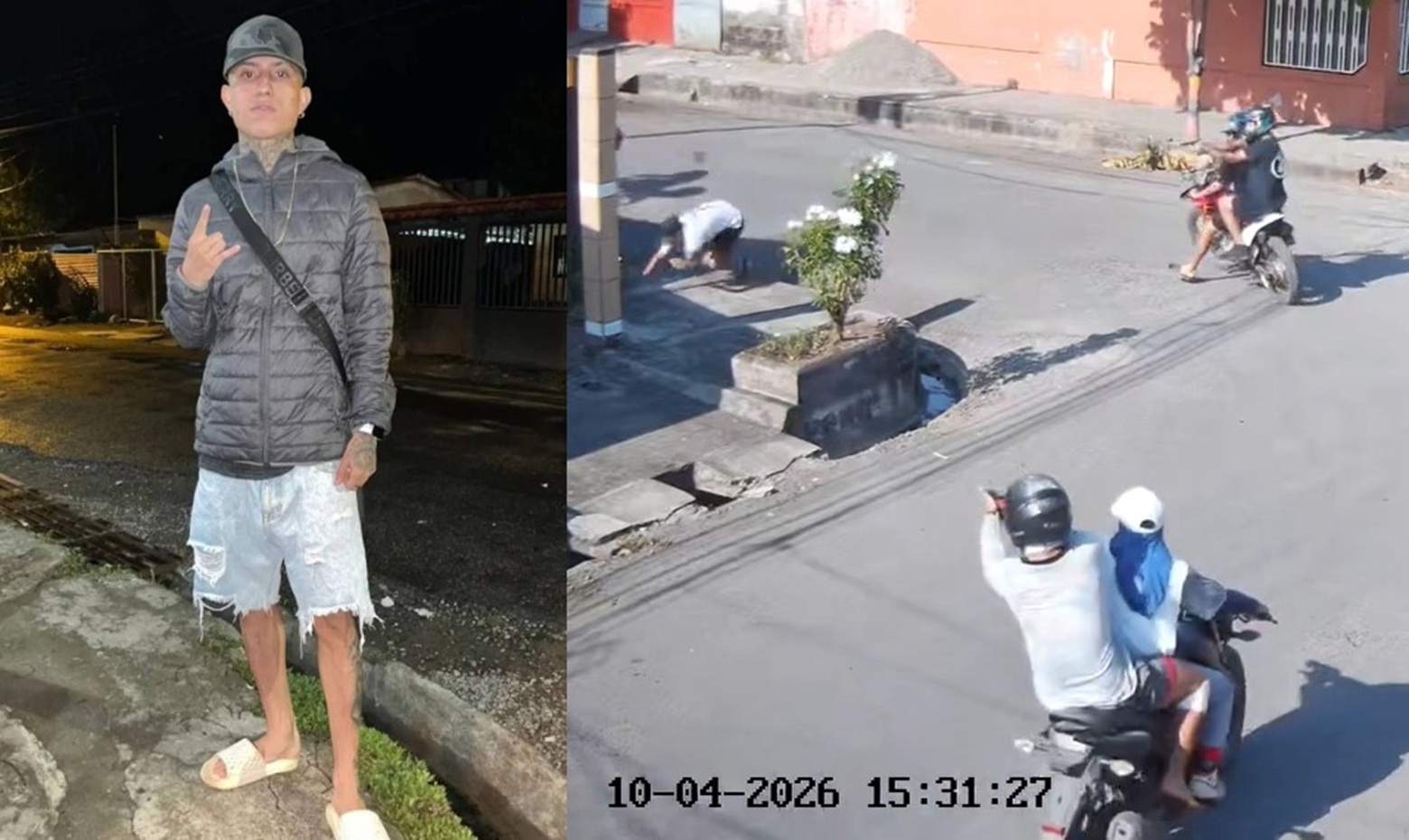Four Hitmen on Motorcycles Gun Down Young Man in Cold Blood with Dozens of Shots