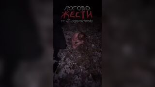 Russian Girl Thief Stripped And Beaten.