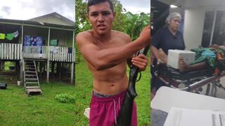 Man shoots person who cut his fathers hand off