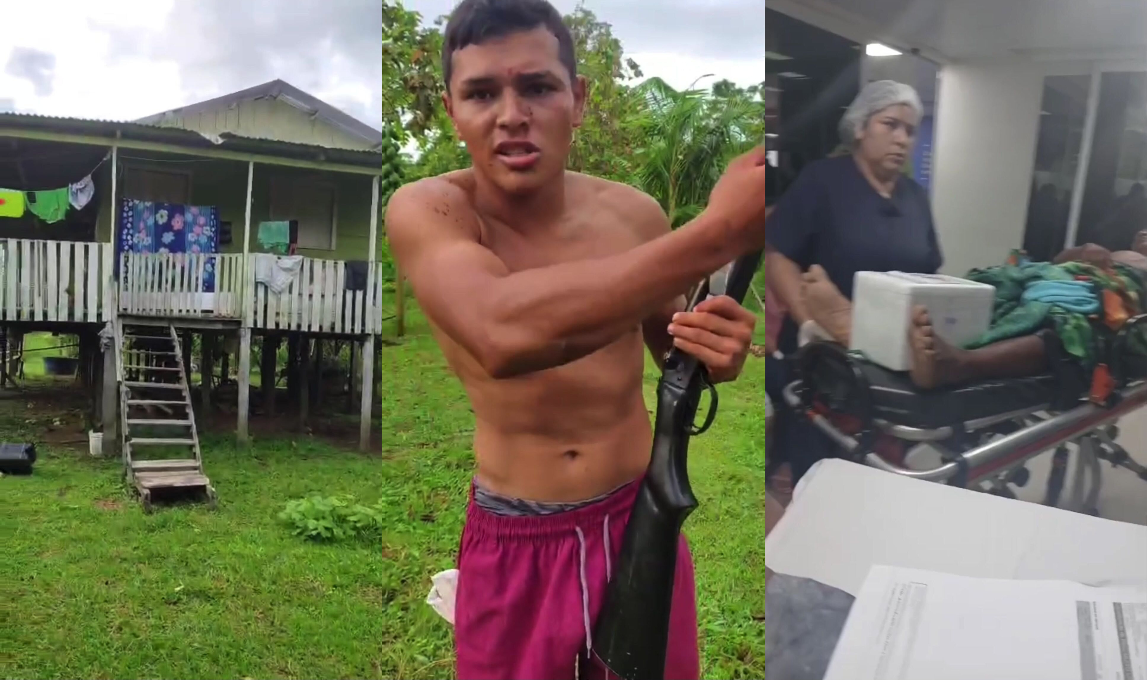 Man shoots person who cut his fathers hand off