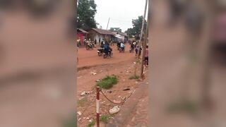 Captured Thief Brutally Killed & Dragged Through the Streets by Angry Mob on Motorcycle