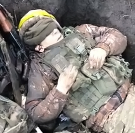 Many corpses of Ukrainians