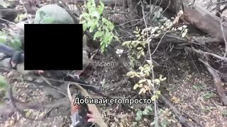 The UA soldier pretended to be dead until the Orc finished him off