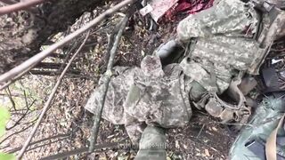 The UA soldier pretended to be dead until the Orc finished him off