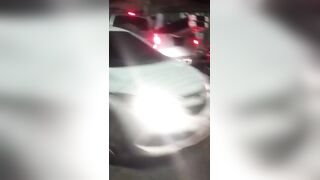 Driver Swerves to Avoid Massive Pothole, Strikes Elderly Cyclist