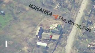 Ukrainian UAV operators' hideout vs. missile.