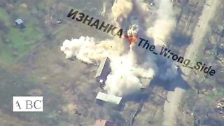 Ukrainian UAV operators' hideout vs. missile.