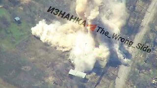 Ukrainian UAV operators' hideout vs. missile.