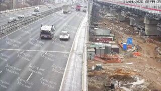Fatal accident on the Moscow highway (2 views)