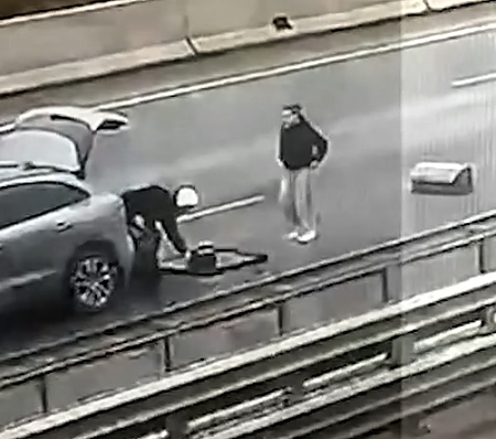 Fatal accident on the Moscow highway (2 views)