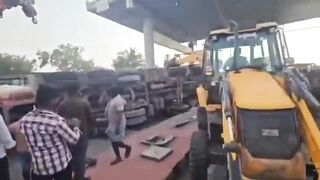 Hyderabad Advocate Killed as Tanker Overturns on BMW (CCTV & Aftermath)