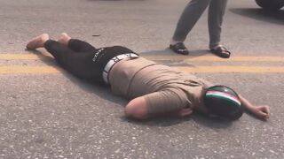 Accident Victim Suffers A Seizure