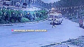 Woman Throws Herself Under The Moving Bus
