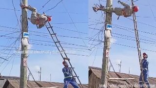 Man Trying to Illegally Connect Electricity Gets Electrocuted