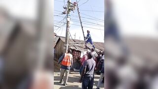 Man Trying to Illegally Connect Electricity Gets Electrocuted