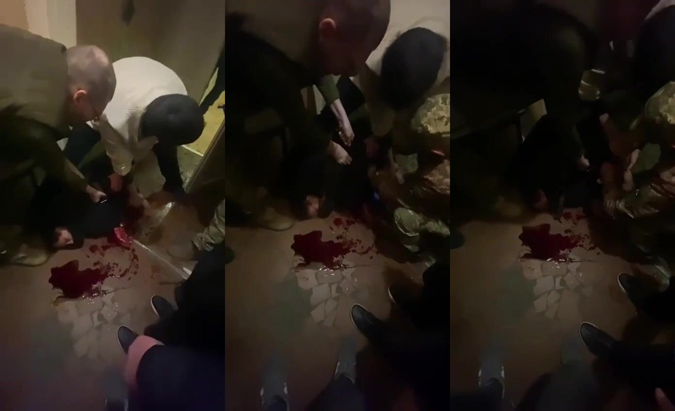 A man in a TCRSS opened his veins as a sign of protest
