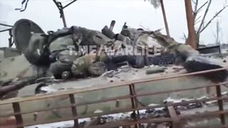 (Archive) Orc inspects damaged BMP-1 and destroyed crew