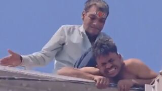 Suicidal Attention Whore Gets Smacked By Angry Man