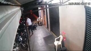 Young Man’s Desperate Dash for Life Ends in Bloodbath Outside Bar