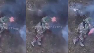 A Russian man and his severed head