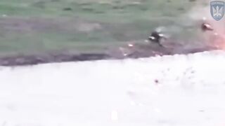the Russian got his legs blown off