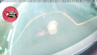 Death On Dashcam: Woman Riding A Moped Crushed By Truck