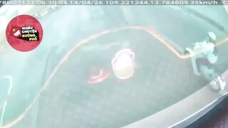 Death On Dashcam: Woman Riding A Moped Crushed By Truck