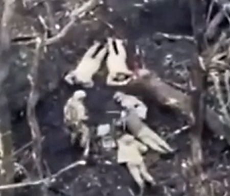 Orcs executed 4 surrendering mercenaries fighting on the UA side (full)
