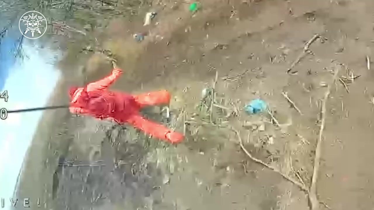 Drone ambush on Russian prey.
