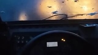 The moment a Russian drone hit an Iveco LMV armored vehicle