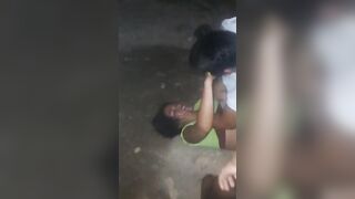 Women Fight In Slums Over A Man And Boobs Pop Out