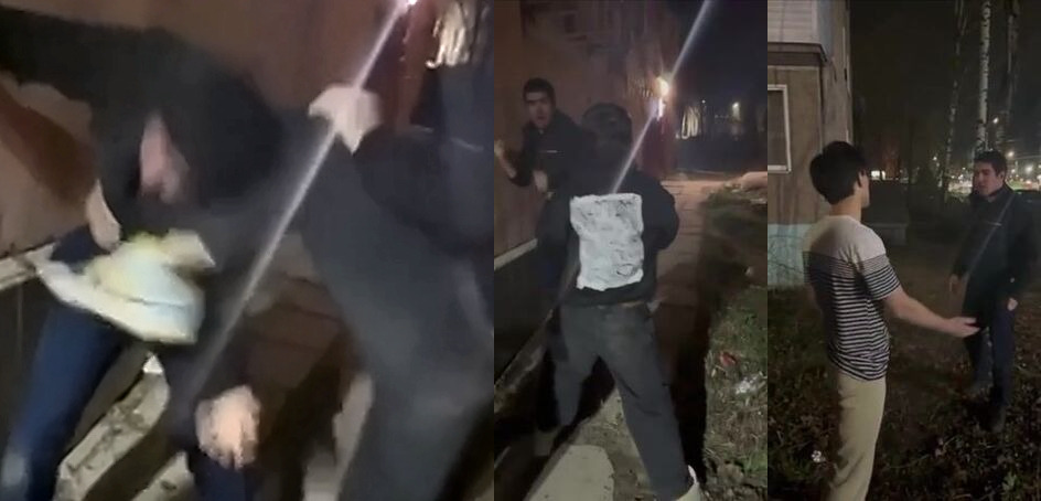 In Ivanovo, a Tajik man fought with an Azerbaijani (long video)