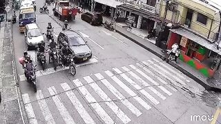 Man Walking With His Son Taken Out By Speeding Motorcyclist