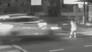 Umbrella Won`t Save You From Hit And Run Driver