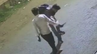 Man Stabbed In Stomach, Critically Injured During Robbery In India {SKIP to 2.00}