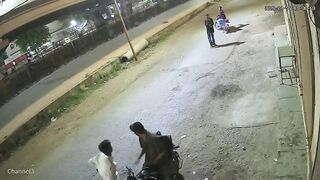 Man Stabbed In Stomach, Critically Injured During Robbery In India {SKIP to 2.00}