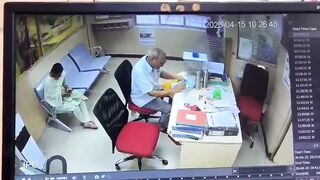 Tragic Heart Attack: Retired Man Collapses and Dies Inside Hyderabad Bank