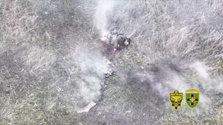 The Russian had his legs blown off