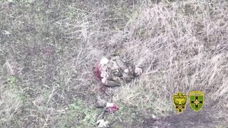 The Russian had his legs blown off