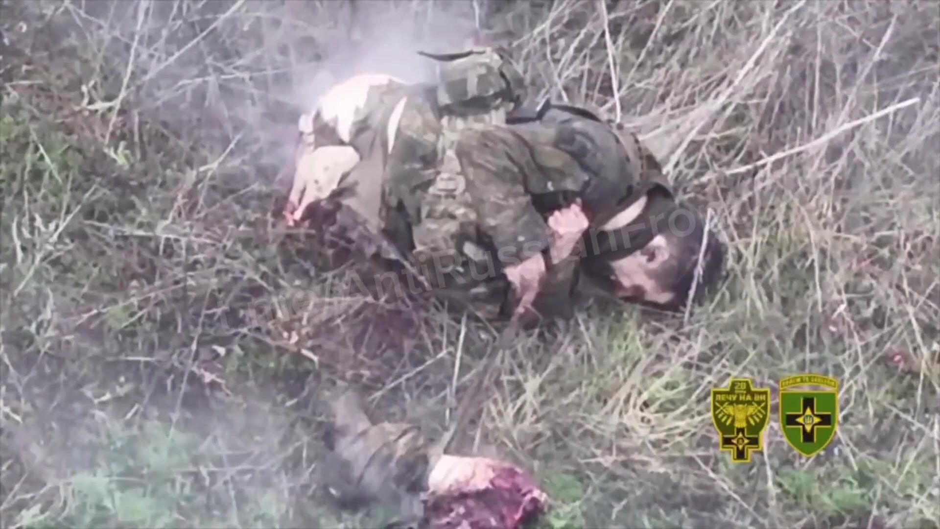 The Russian had his legs blown off