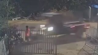 Conversation Interrupted By The Loud Tractor