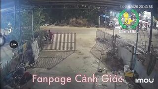 Conversation Interrupted By The Loud Tractor