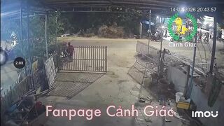 Conversation Interrupted By The Loud Tractor