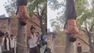 Man Accused Of Thefts Hung Upside Down By Villagers