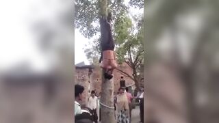 Man Accused Of Thefts Hung Upside Down By Villagers
