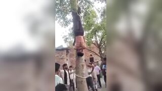 Man Accused Of Thefts Hung Upside Down By Villagers