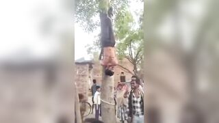 Man Accused Of Thefts Hung Upside Down By Villagers