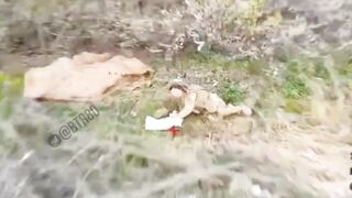 UA soldier on bicycle found and eliminated by drone