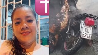 Woman Burns Alive Following Fiery Motorcycle Crash In Ecuador